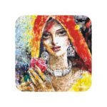 Artciti Home Customized Tea Coaster Design Indus Woman