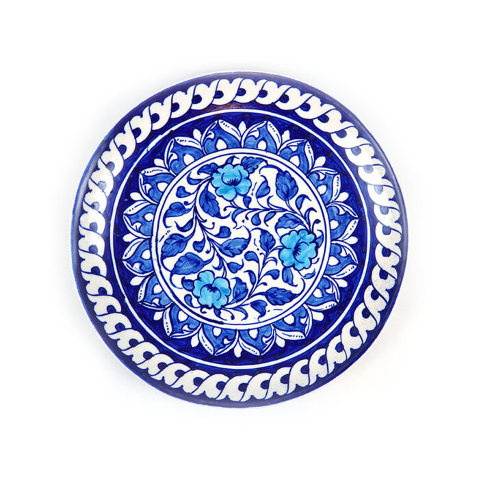 Blue Pottery Dewan Dinner Plate