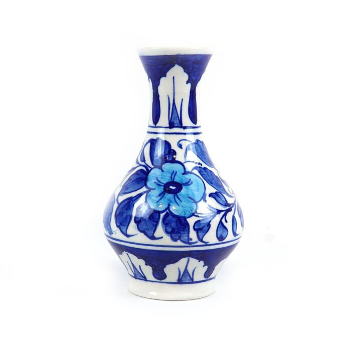Blue Pottery Shandar Flask