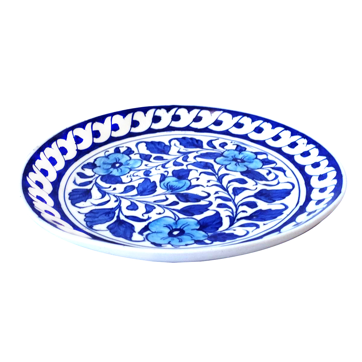 Blue Pottery Plate Dewaan 3