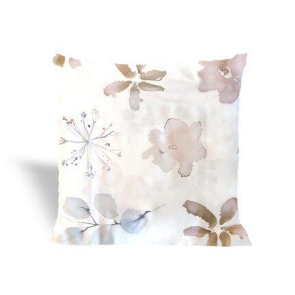 Abstract Floral Cushion Cover