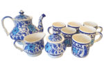 Blue Pottery Tea Set 2